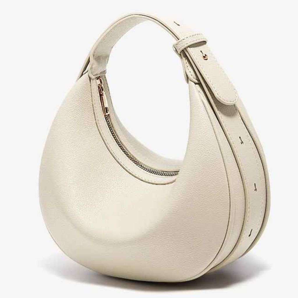 bolsa-feminina-foxer-modelo-meia-lua-elegance-branca-alça-de-couro-ajustável
