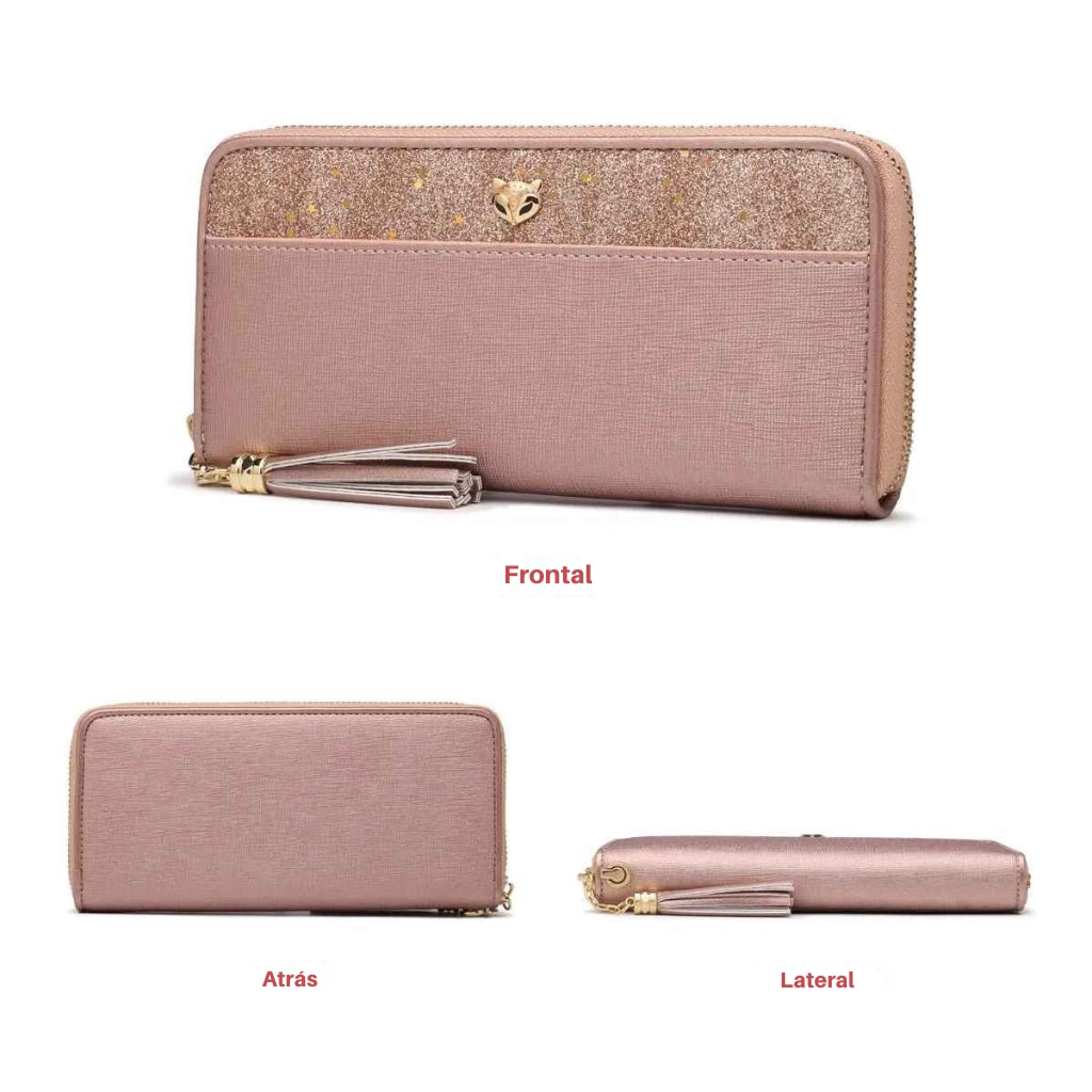 Carteira-Feminina-Foxer-em-Couro-Legitimo-Modelo-Fox-detalhes-frontal-atras-lateral
